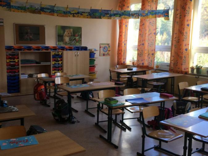 Blick in ein Klassenzimmer
