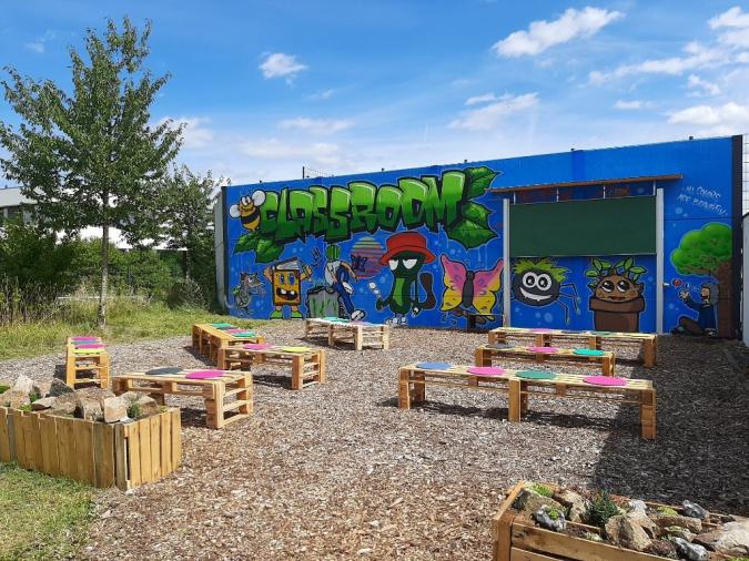 Grünes Klassenzimmer
