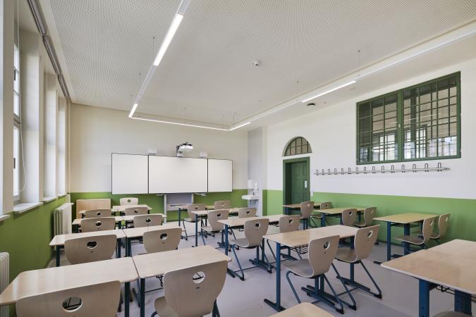 Blick in ein Klassenzimmer