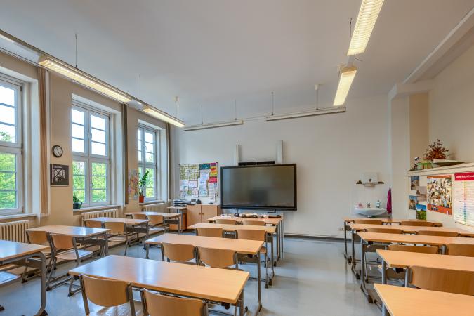 Ausstattung in einigen Unterrichtsräumen