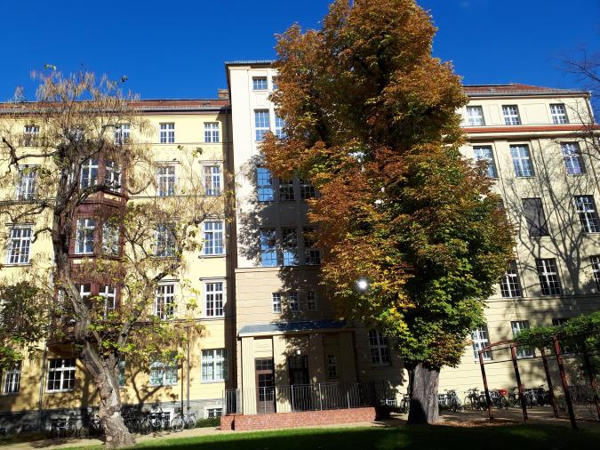 Henriette-Goldschmidt-Schule Leipzig Hofseite
